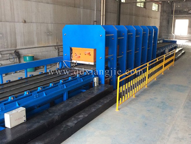 1000x7000 tread vulcanizing machine