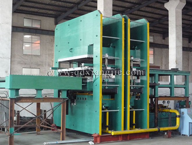 Frame type plate vulcanizer