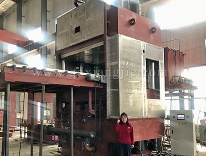 3000*3000/3000T four-cylinder bridge bearing vulcanizer