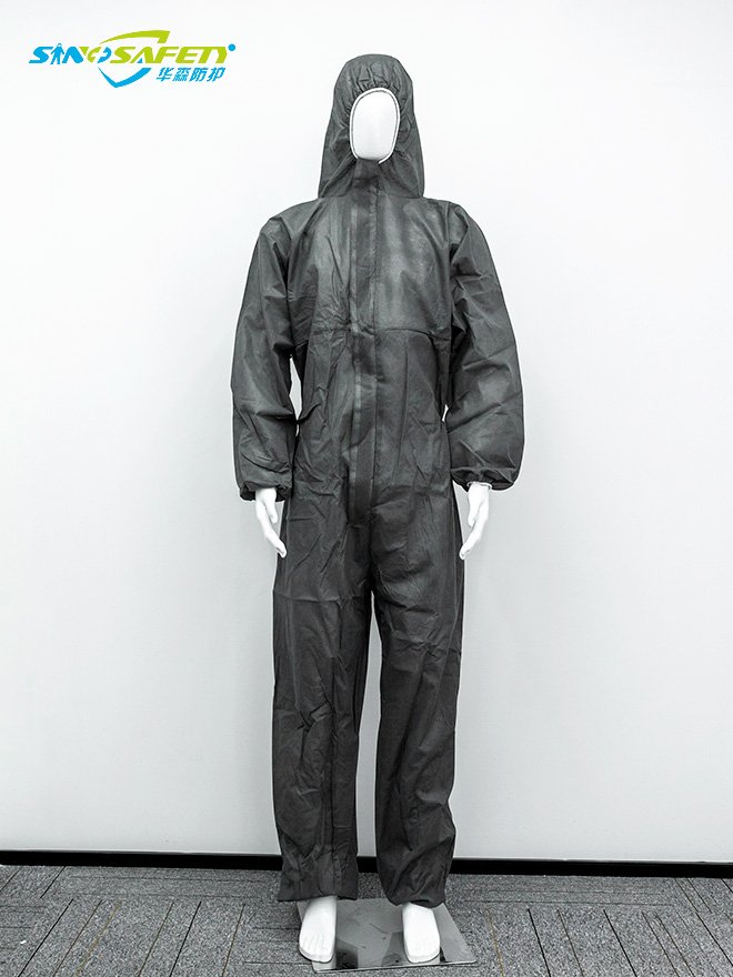PP Non Woven Black Coverall