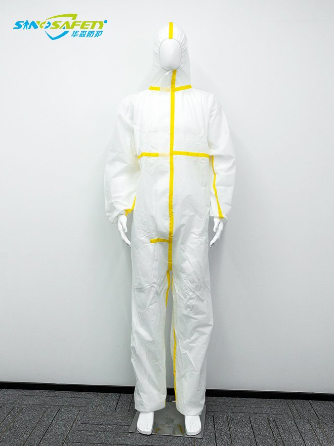 SMS Disposable Taped Coverall