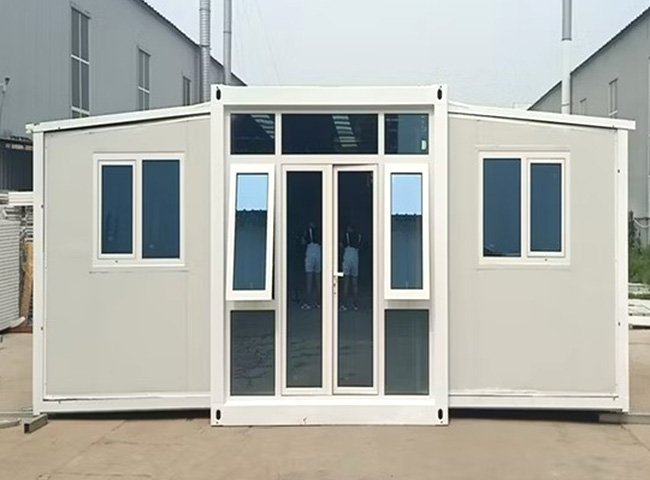Double-Wing Folding Steel Container House or Shop