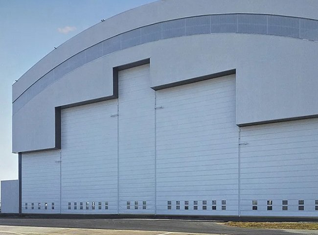 Light Prefab Aircraft Hangar Steel Structure