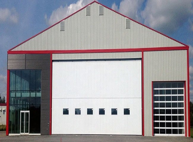Light Prefab Steel Aircraft Hangar