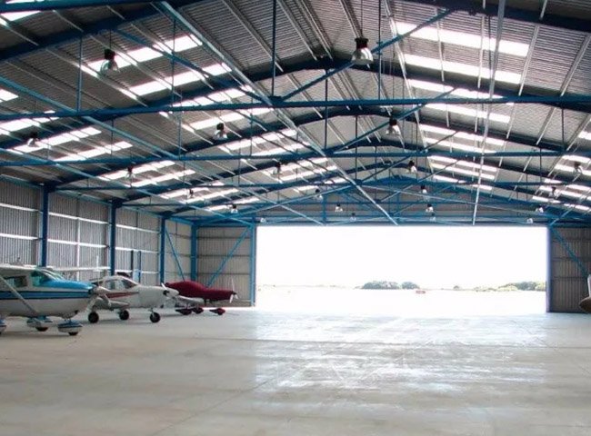 Steel Aircraft Hangar Building