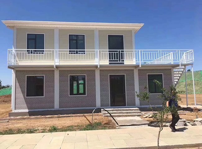 Modern High-End Container House View
