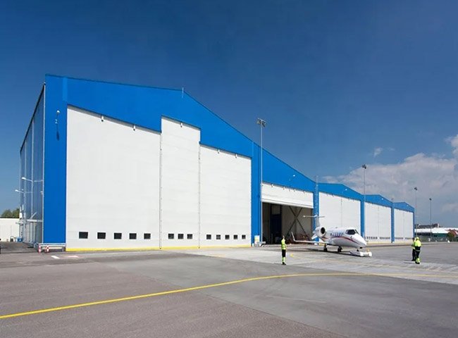 Light Prefab Steel Aircraft Hangar