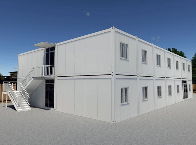 Modern High-End Container House View