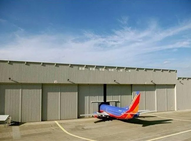 Light Prefab Steel Aircraft Hangar