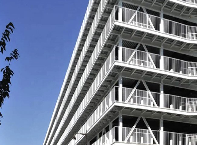 Steel structure hotel building prefab design