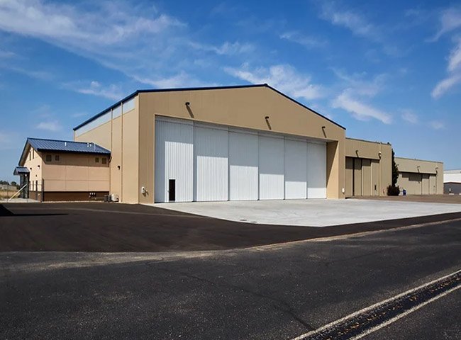 Light Prefab Steel Aircraft Hangar