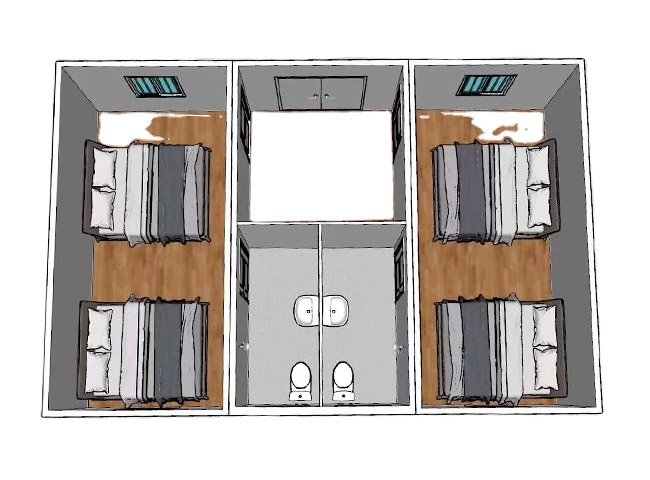 Flat Rack Foot Container Houses for Sale