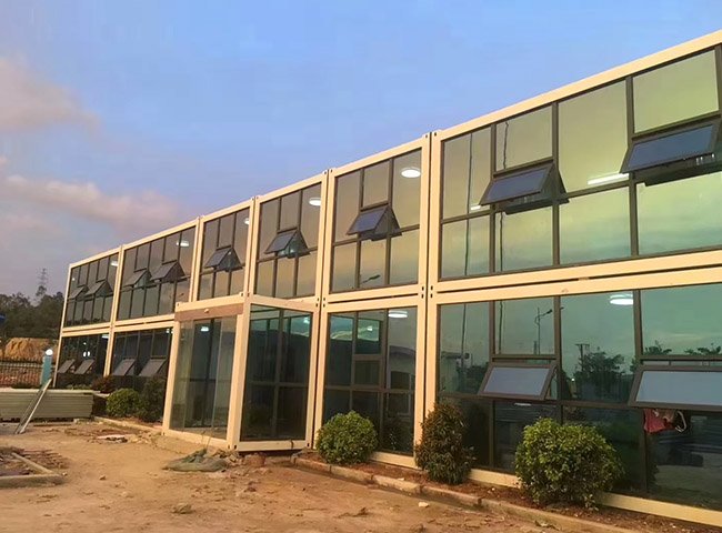 Expandable 40ft Worker Flat Pack Container House