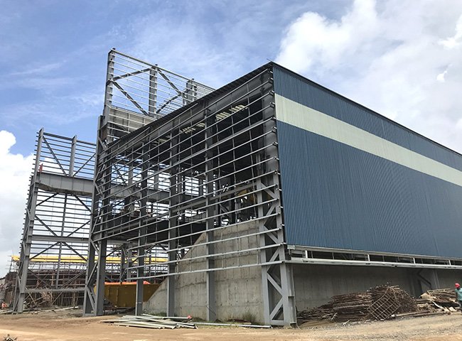 Multi-Story Steel Office Construction