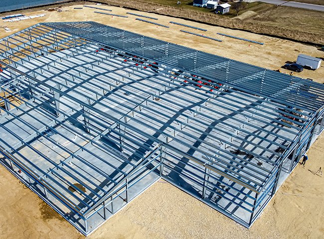 Recyclable prefab steel structure