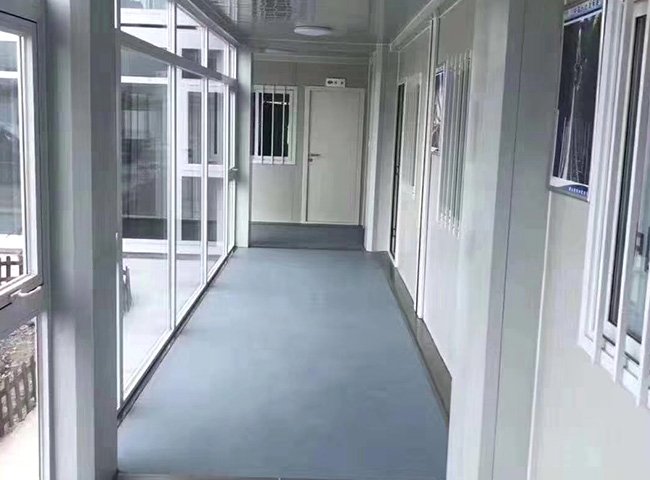 Flat Pack Container House Steel Frame Exterior