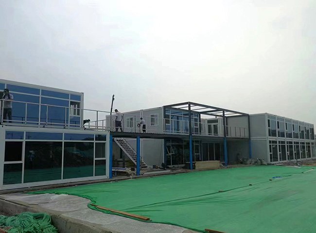 Flat Rack Foot Container Houses Building