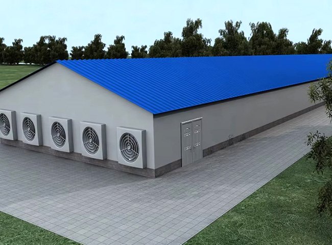 Modern Broiler Equipment Poultry Shed Design Chicken Farm Steel Structure