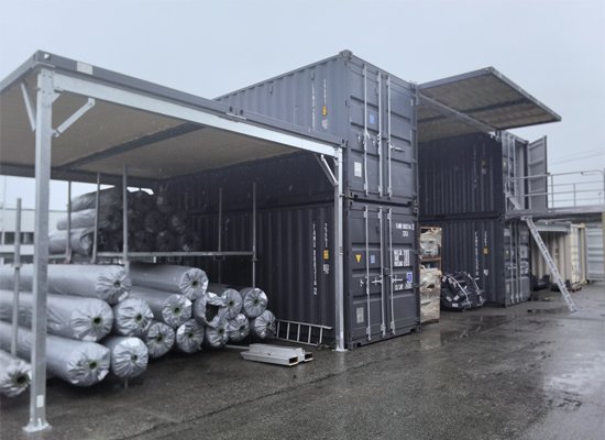 Container Roof 10 ft Insulated