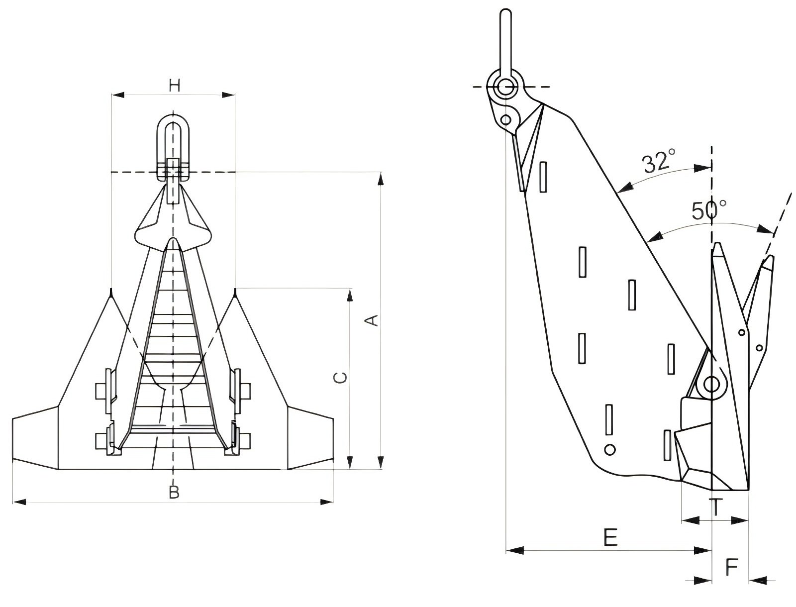Drawings of Marine Stevpris MK5 Anchor Drawings of Marine Stevpris MK5 Anchor