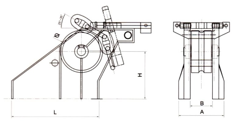 Drawings of Chain Cable Stopper Roller Drawings of Chain Cable Stopper Roller