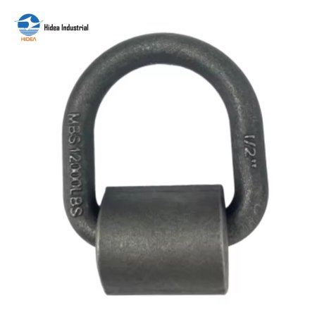 FORGED WELD-ON LASHING D RING WITH WRAP