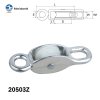 PULLEY BLOCK ZINC ALLOY DIECASTED WITH NYLON SHEAVES