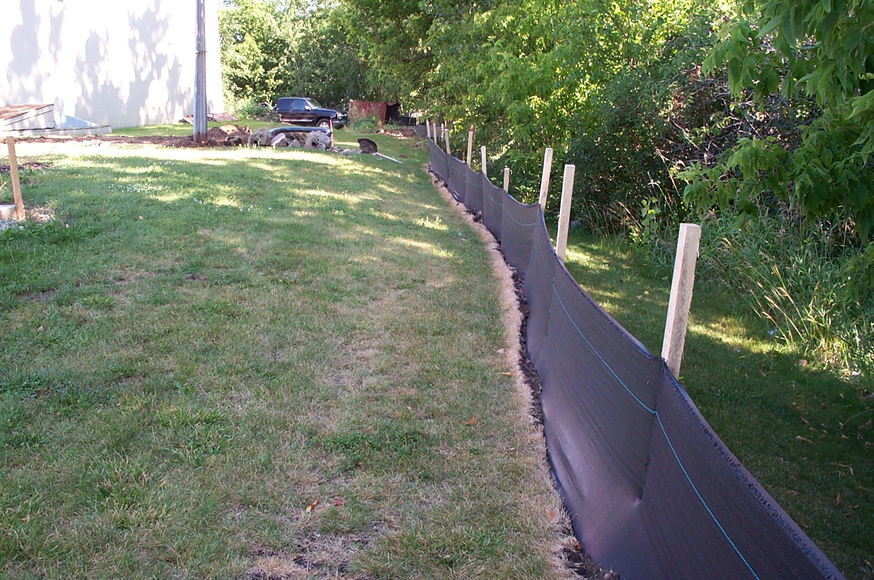 silt fence,