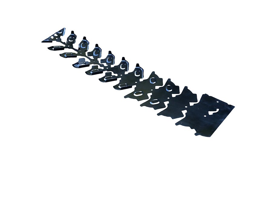 Custom stamped automotive part for high-volume production