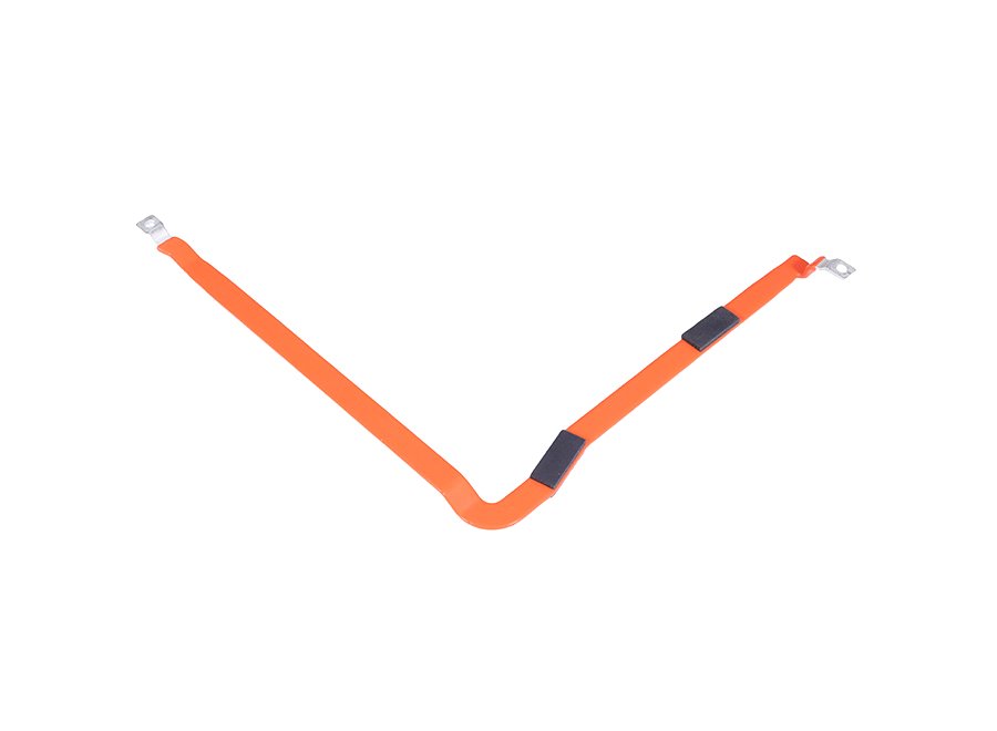 Precision-machined solid busbar for high-voltage application