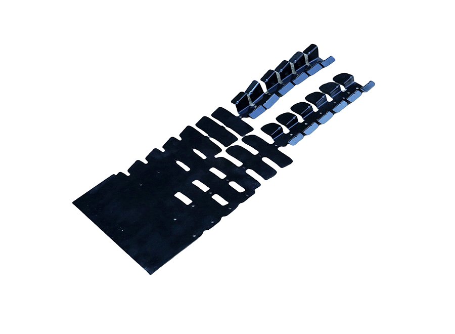 Manufactured sheet metal car part with complex geometry