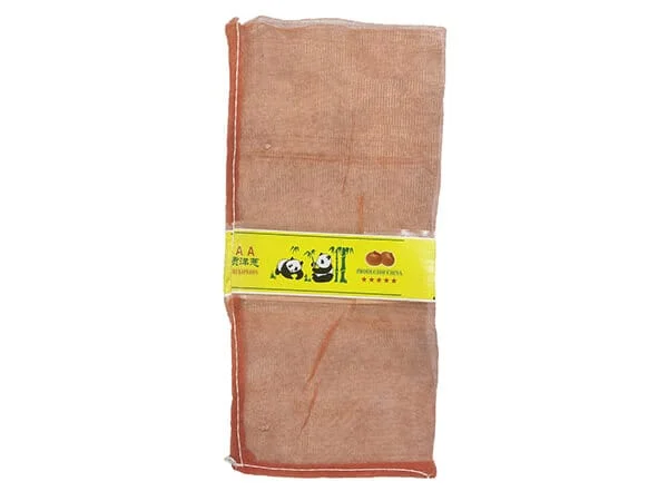 Durable Onion Potato Tomato Vegetable Fruit Firewood Seafood Plastic Packaging Drawstring PP Leno Net Mesh Bag with Label 3