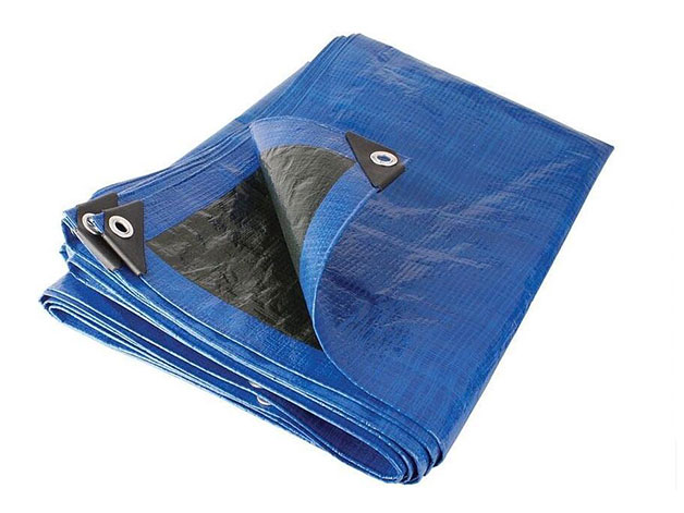 Blue/Black Tarp