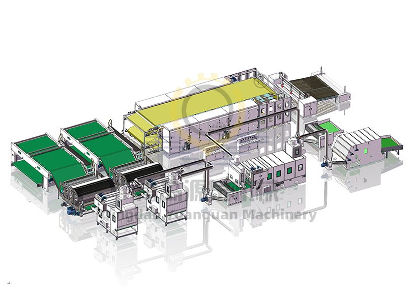 Thermal Bonded Hard Wadding Production Line