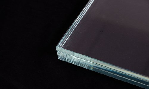 Vidrio laminado transparente