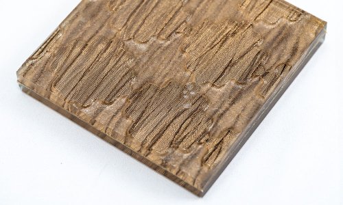 Arte del vidrio laminado tejido termofusible vidrio laminado por cable