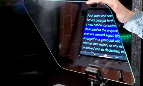 Divisor de haz de teleprompter 19 pulgadas, 20 pulgadas, 22 pulgadas, vidrio de teleprompter de 24 pulgadas