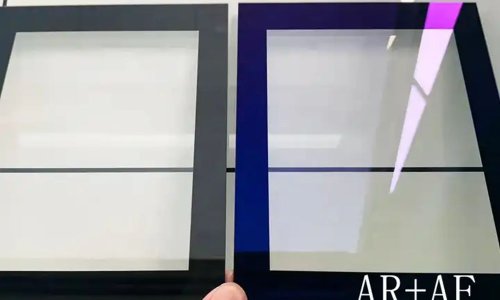 Vidrio recubierto de Ag AF personalizado para paneles de vidrio impreso con protector de pantalla
