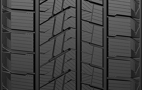 The tread's fine 3D ultra-thin groove design