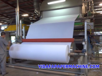 Bamboo Paper Toilet Tissue Roll Making Mill Machine