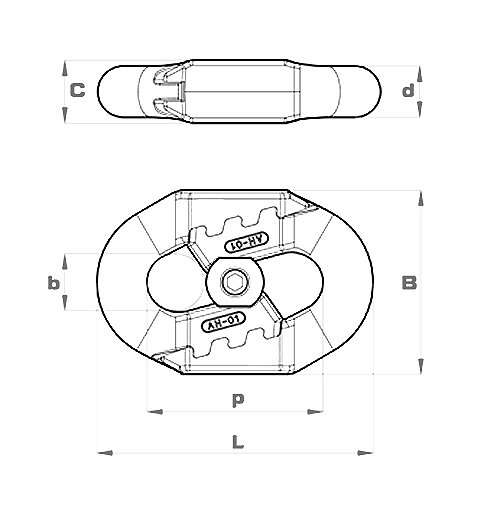 Drawings of Flat Serrated Chain Links Mining Chain Drawings of Flat Serrated Chain Links Mining Chain