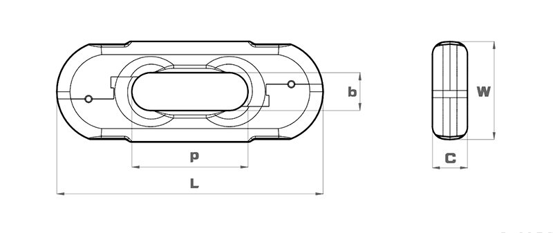 Drawings of Vertical Chain Links For Mining Chain V: Drawings of Vertical Chain Links For Mining Chain V: