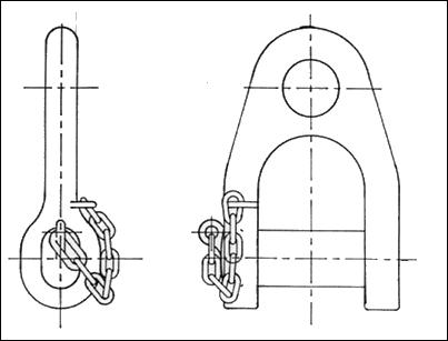 Drawings of Buoy Securing Shackle Drawings of Buoy Securing Shackle