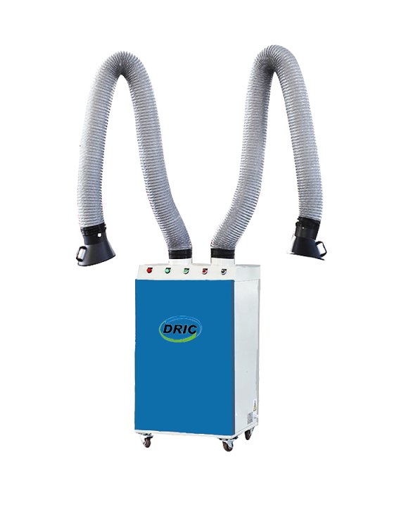 double arms welding smoke eater