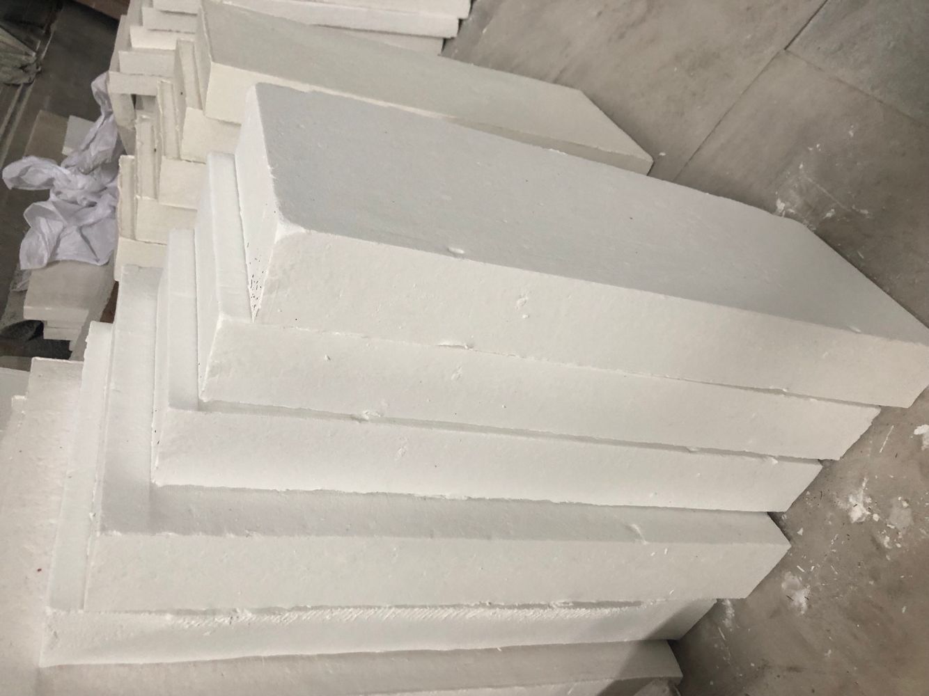 Polycrystalline Fiberboard after firing