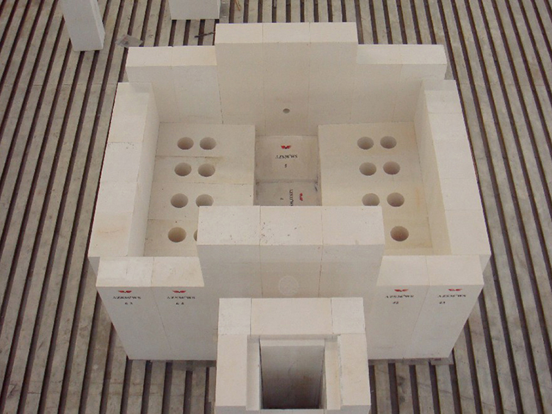 Corundum refractory fused zirconia corundum brick