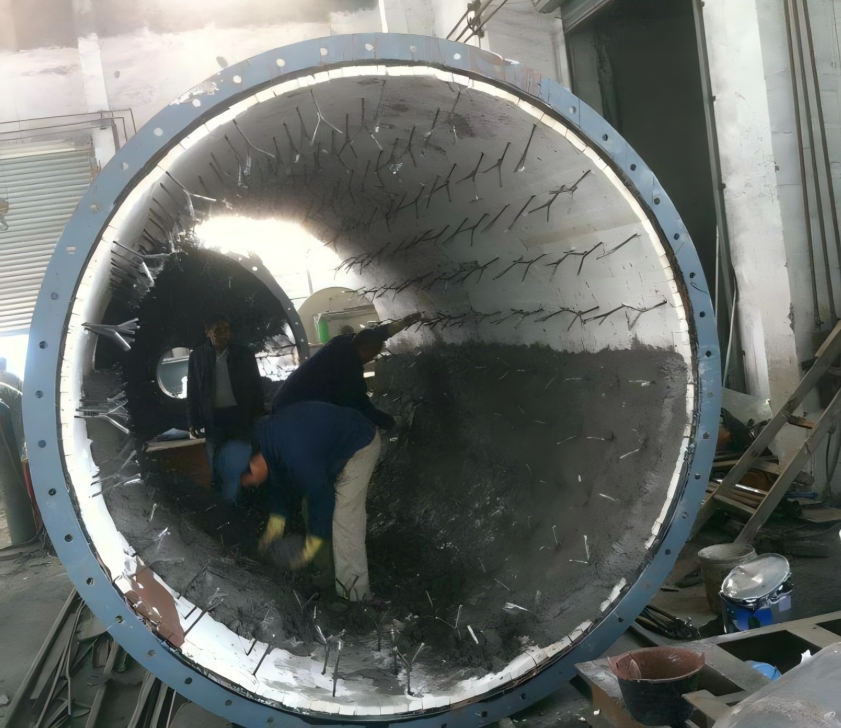 Castable refractory lining