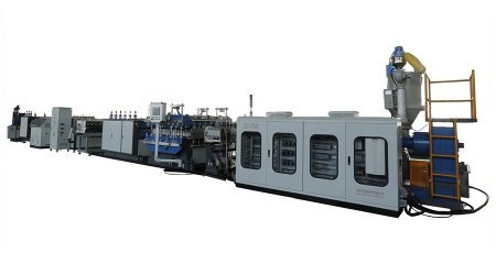 ship PP Corrugated Sheet Machine to Romania