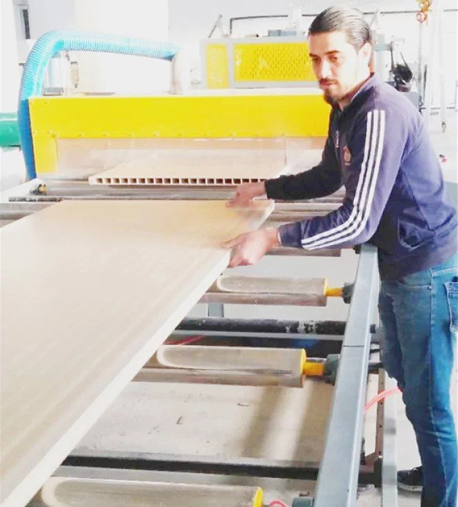 Tunisian wood plastic door equipment