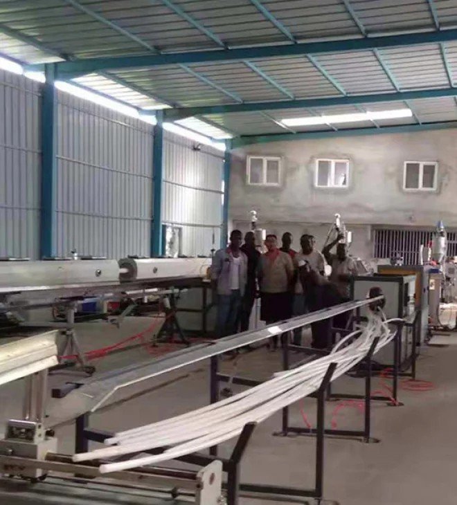 African plastic pipe equipment